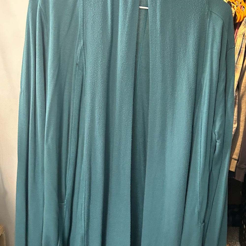 #26 Athleta Teal Knit Cardigan